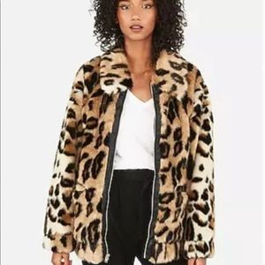 Express faux fur jacket